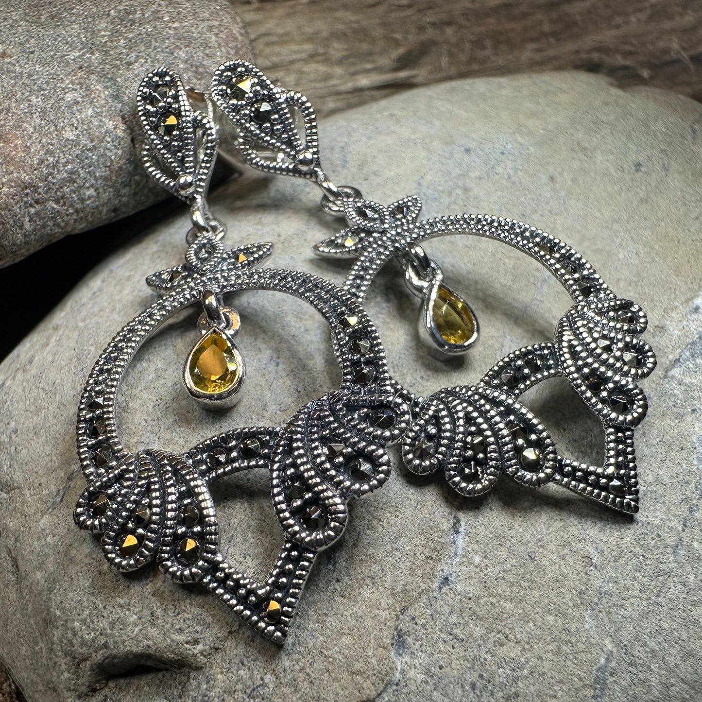 Antoinette Marcasite Earrings