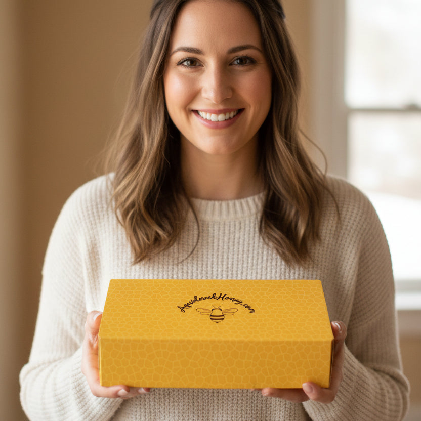 Artisan Honey Sampler Gift Box - Small Batch USA Honey — view 4