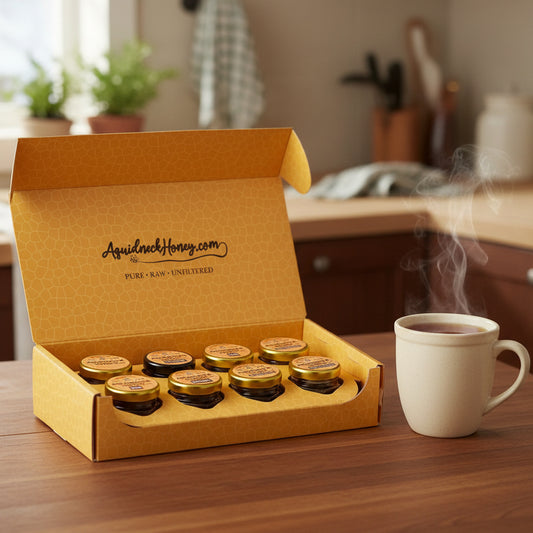 Artisan Honey Sampler Gift Box - Small Batch USA Honey