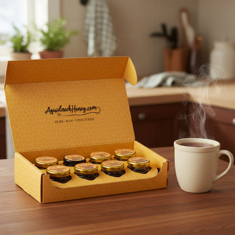 Artisan Honey Sampler Gift Box - Small Batch USA Honey – Celtic