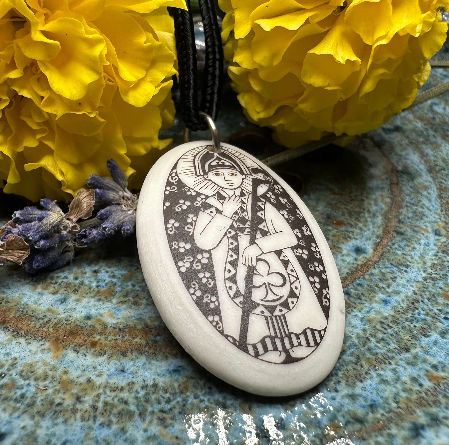 Artisan Irish Saint Patrick Necklace - Handmade in the U.S.A.