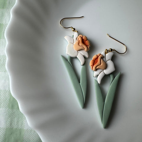 Load image into Gallery viewer, Sunny Daffodils Dangle Earrings for Women
