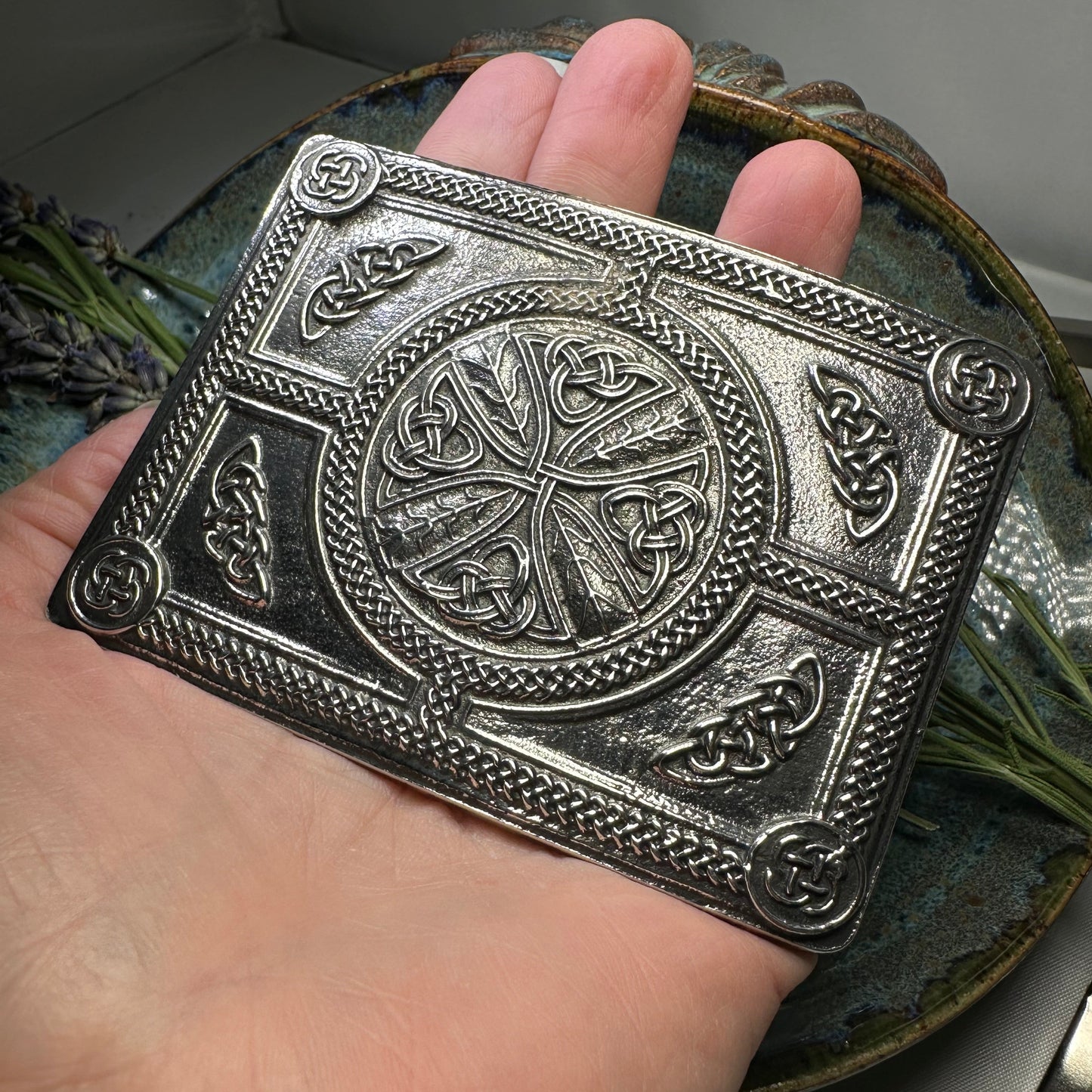Laird Celtic Kilt Belt Buckle - Handmade in Scotland