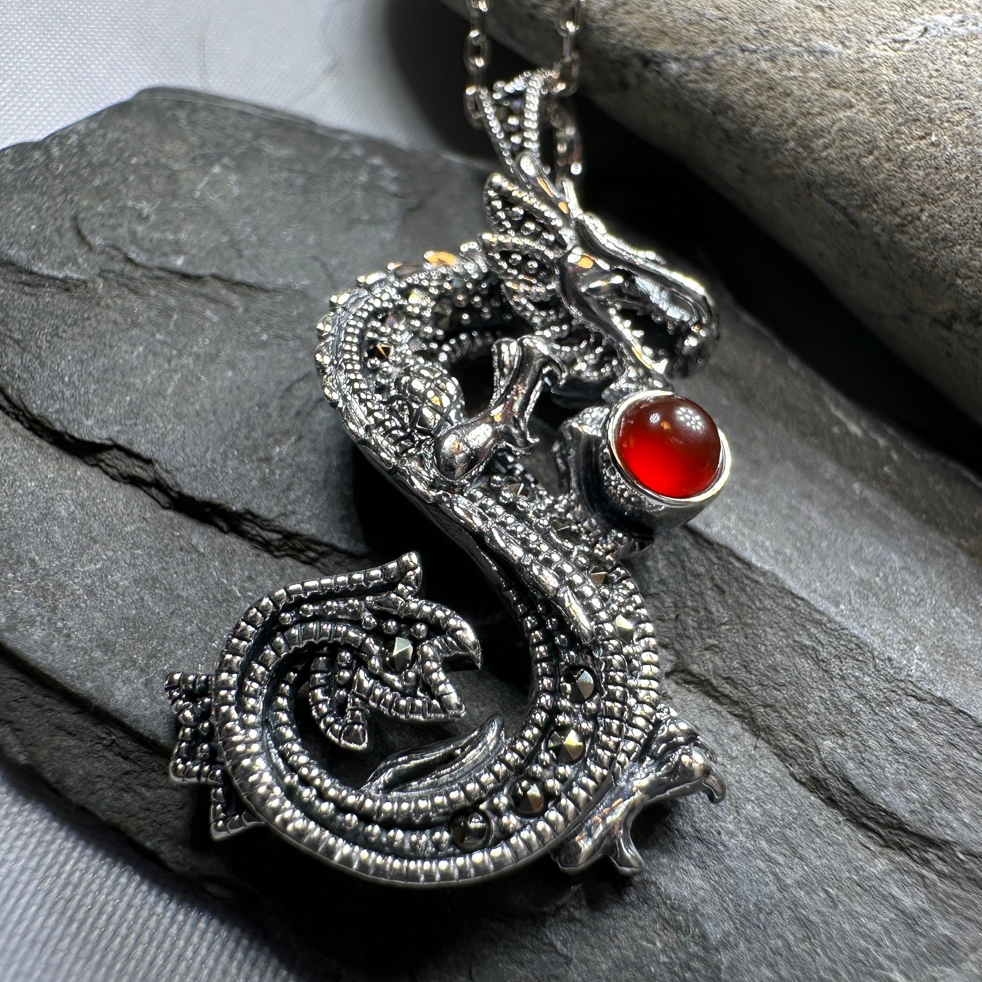 Scarleth Dragon Necklace — view 2