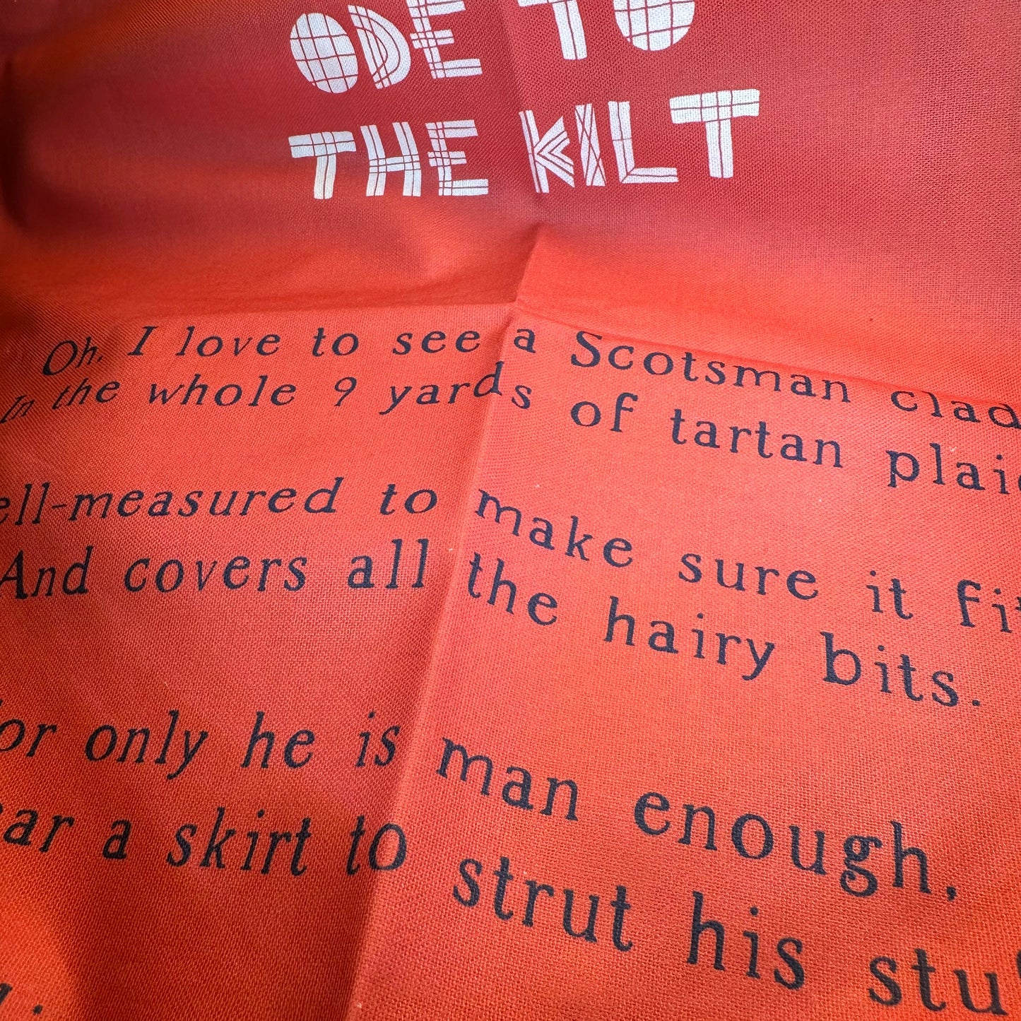 Handmade Scotland Lover Tea Towels - Set of Two