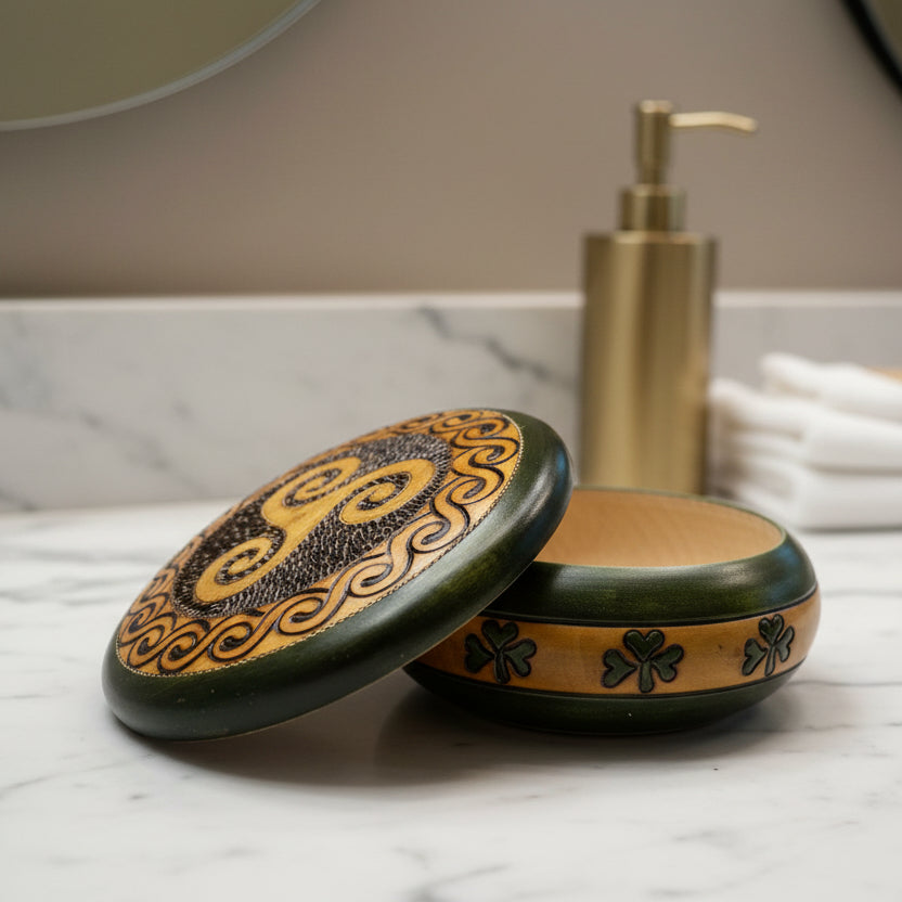 Celtic Celtic Spiral Keepsake Box - Handmade Wooden Box