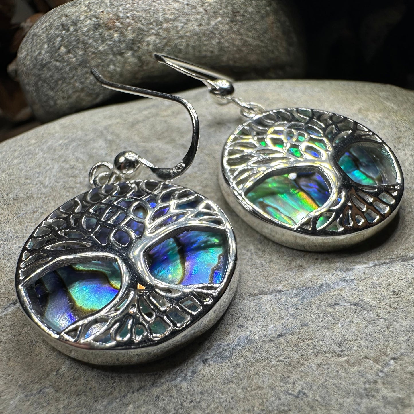 Robyn Tree of Life Earrings in Sterling Silver