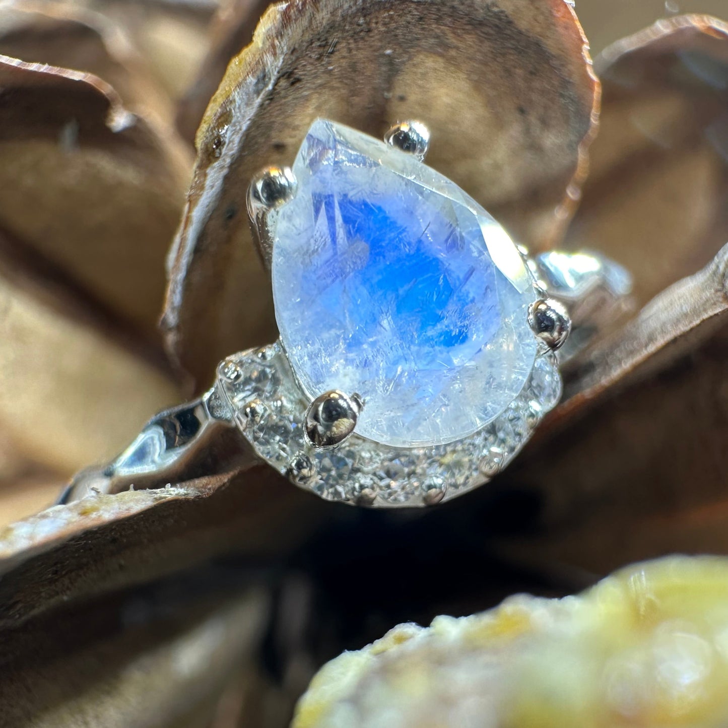 Calista Moonstone Ring — view 3