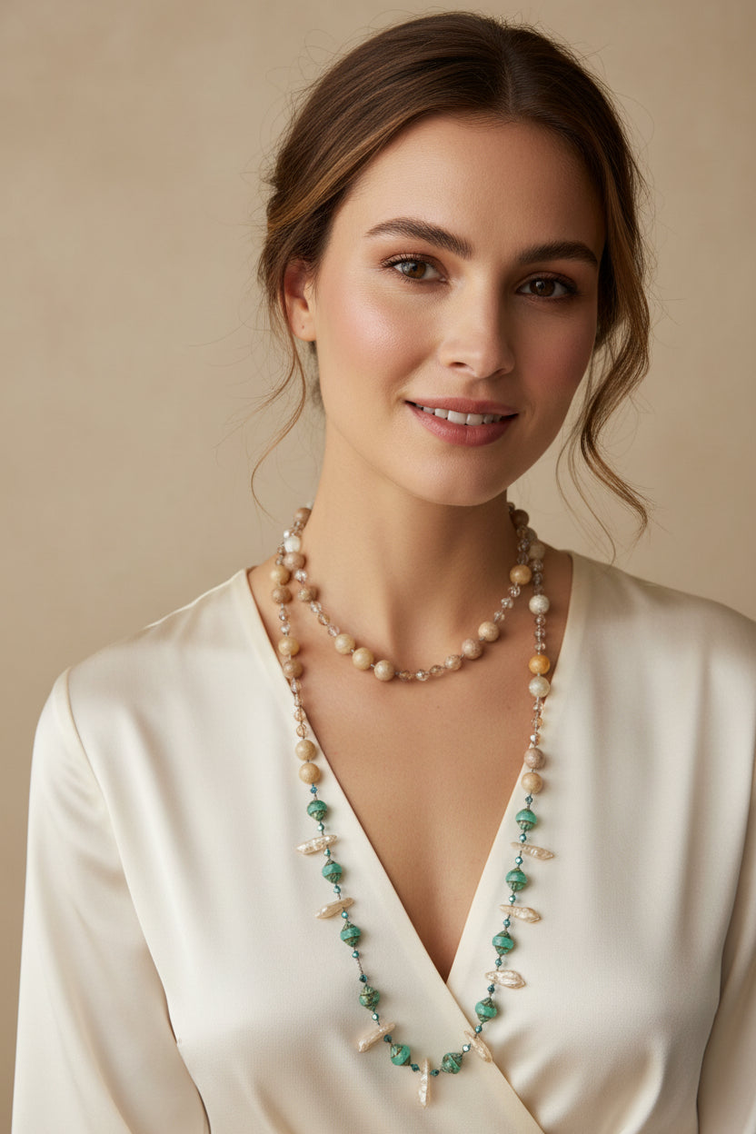 Keem Bay Crystal Necklace — view 11
