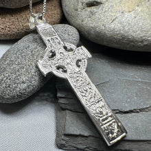 Load image into Gallery viewer, Artisan Irish Durrow Cross Necklace
