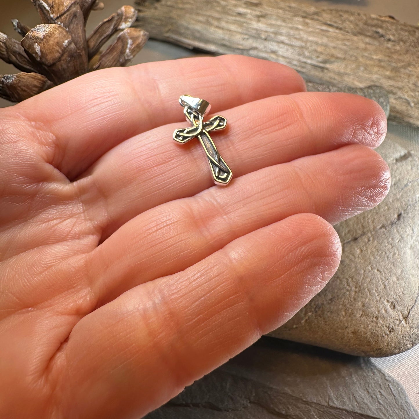Charity Petite Celtic Cross Necklace