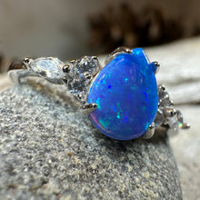 Load image into Gallery viewer, Allure Blue Fire Opal Ring
