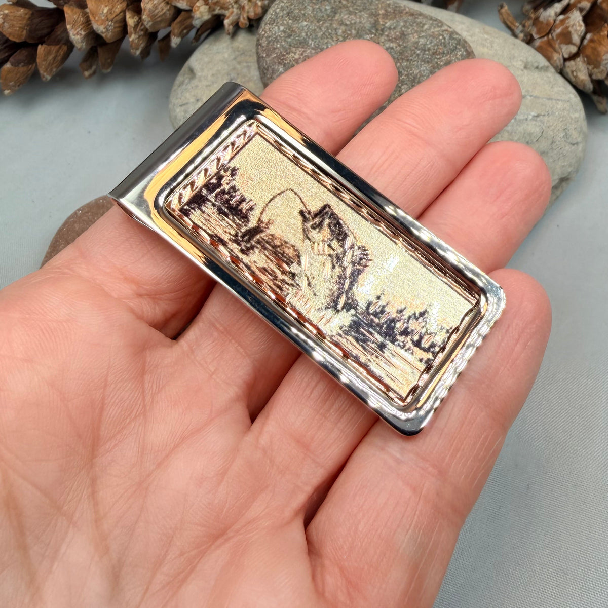 Great Catch Fishing Copper Money Clip - Handmade in the U.S.A.
