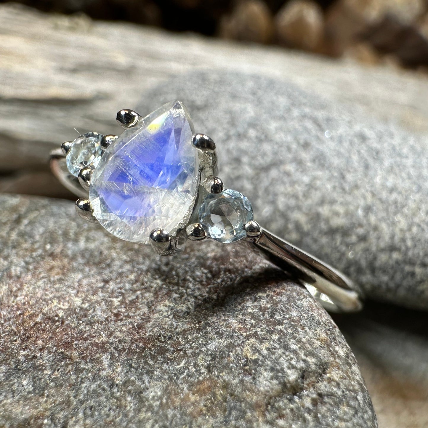 Rylena Moonstone Ring — view 6