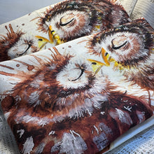 Load image into Gallery viewer, Handmade Owl Lover Tea Towel Set
