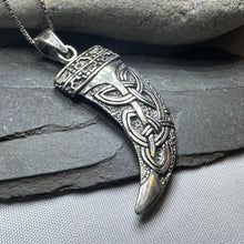 Load image into Gallery viewer, Celtic Wolf Claw Necklace
