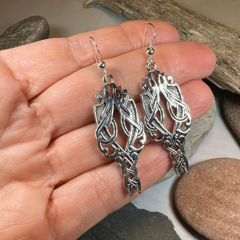 Load image into Gallery viewer, Unne Celtic Viking Earrings

