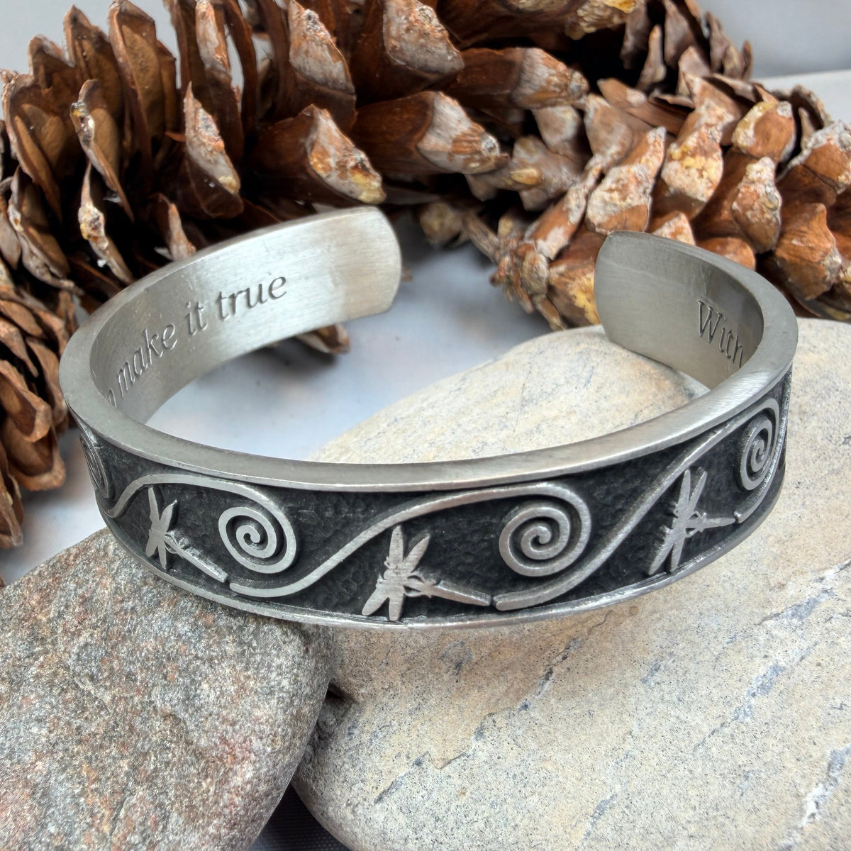 Celtic Dragonfly Bracelet - Handmade in the U.S.A.