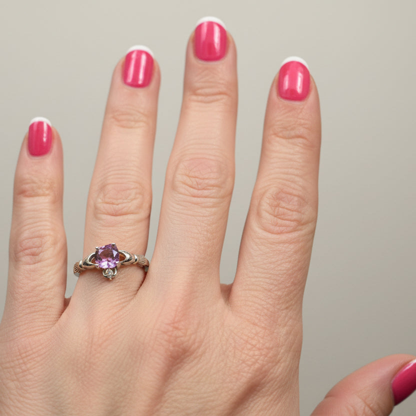 Ombre Claddagh Ring — view 9