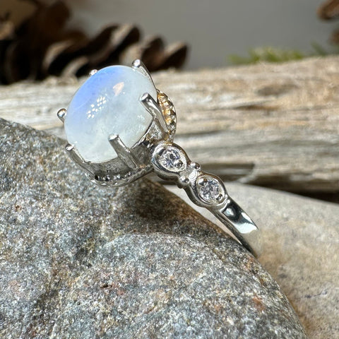 Load image into Gallery viewer, Diana Moonstone Promise Ring
