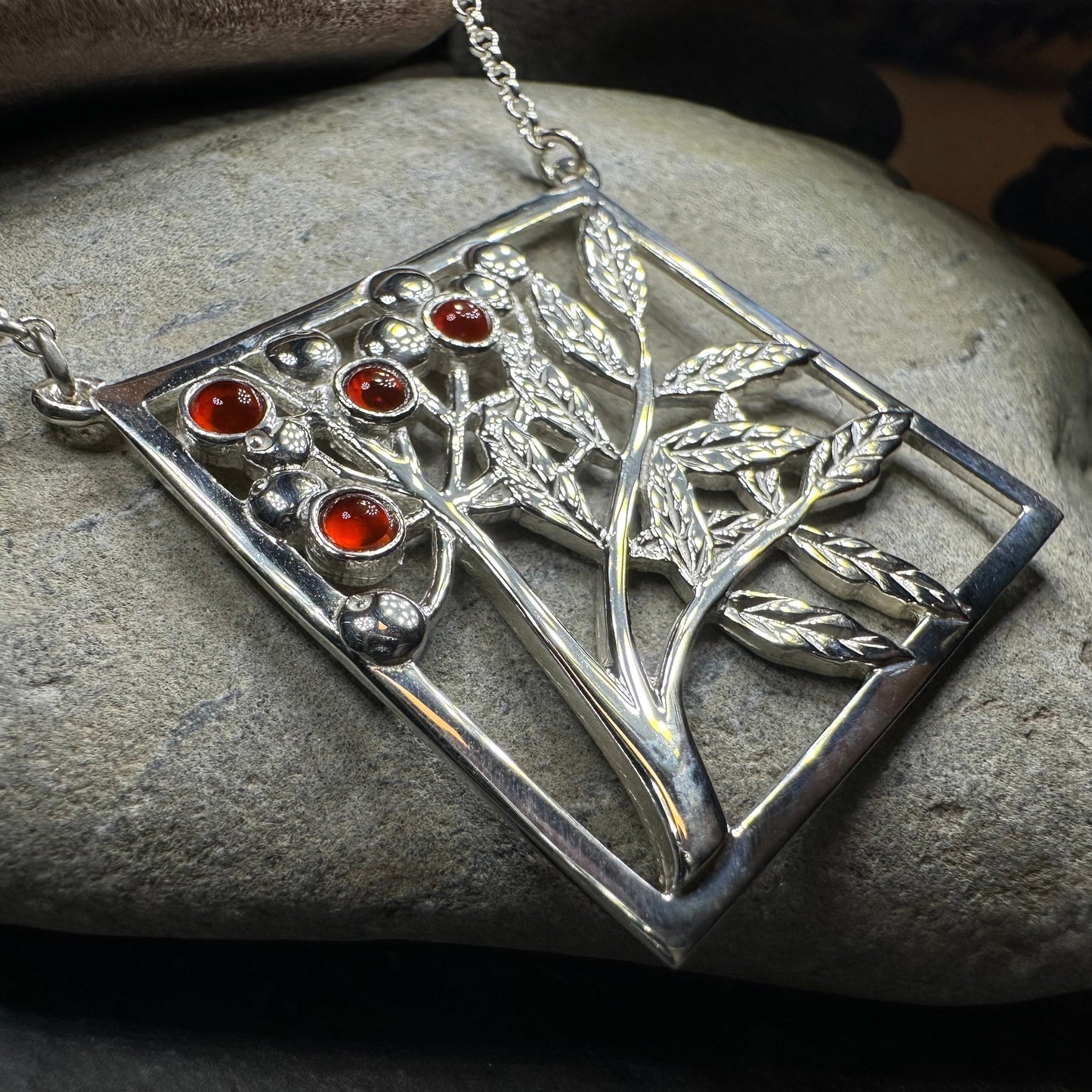Rowan Tree of Life Necklace - Handmade in Scotland — view 10