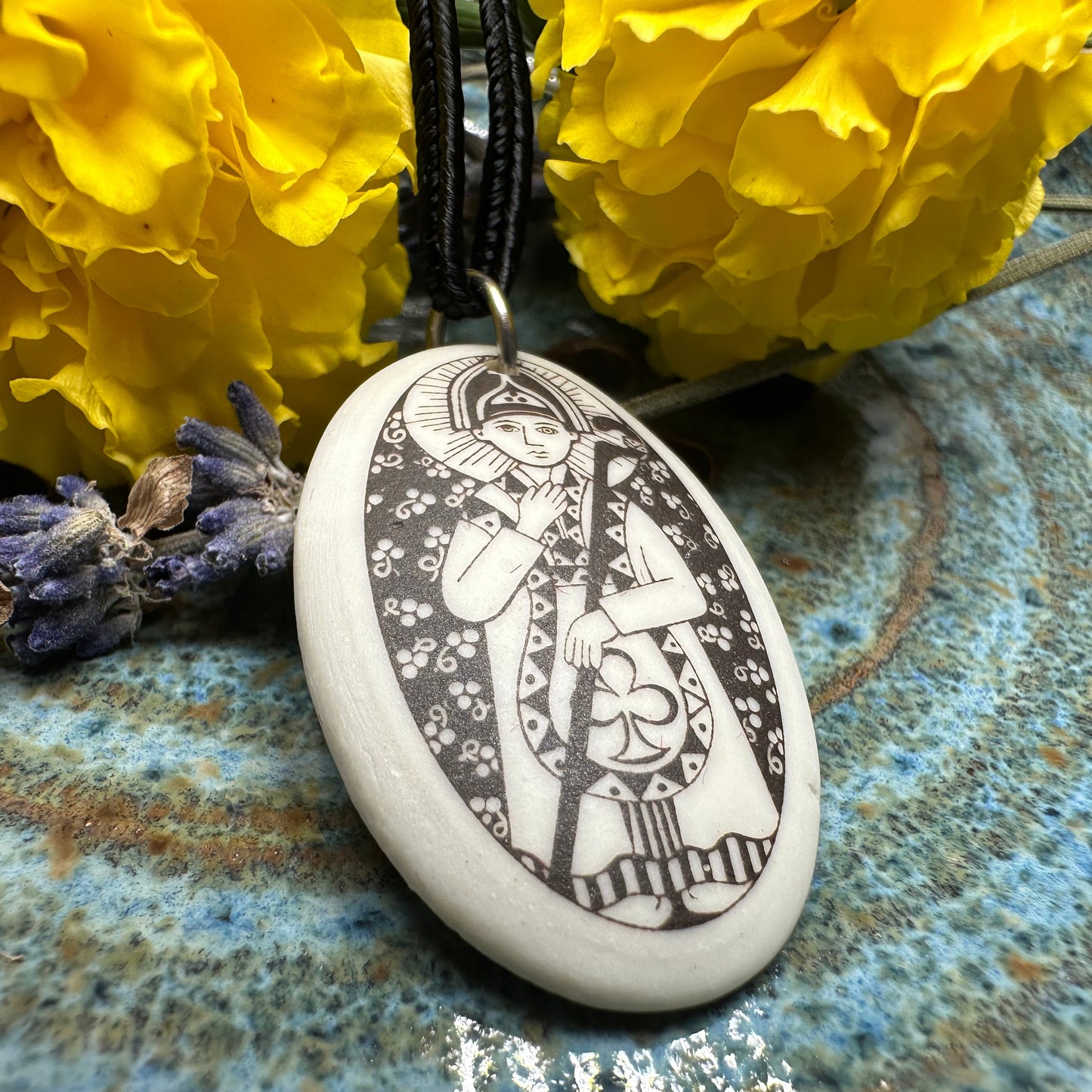 Artisan Irish Saint Patrick Necklace - Handmade in the U.S.A.