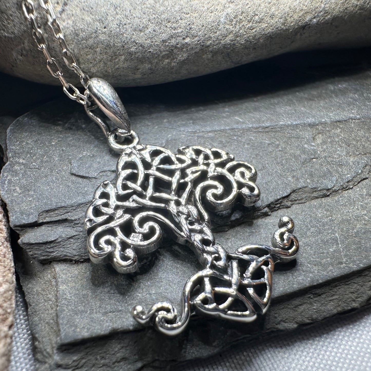 Persephone Celtic Tree of Life Necklace in Sterling Silver