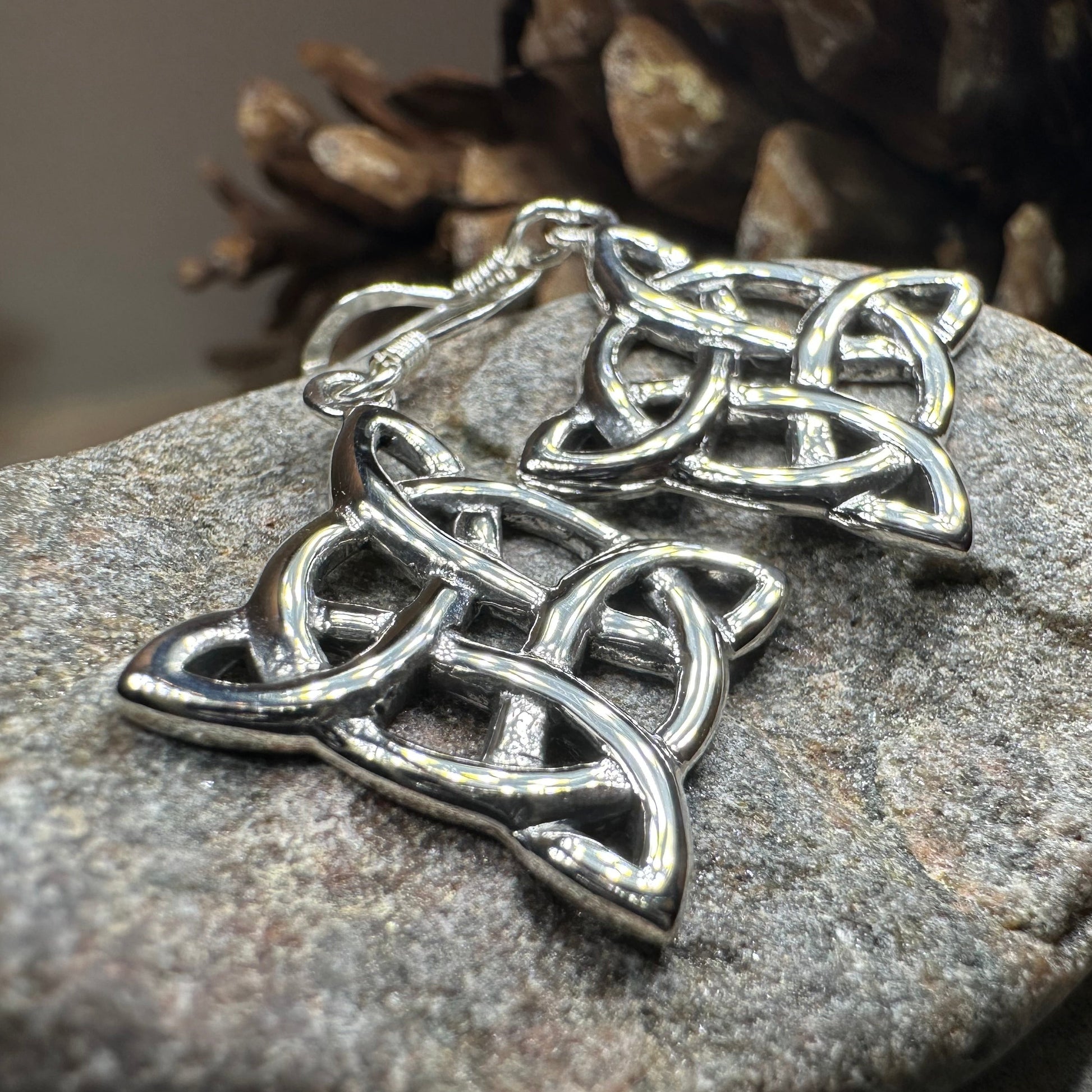 Dynra Celtic Knot Earrings — view 3