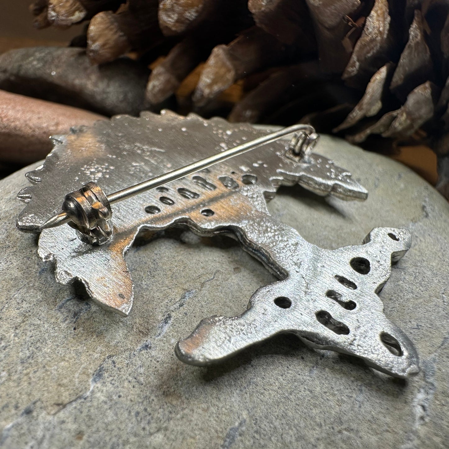 Scottish Tree of Life Brooch - Handmade in Scotland — view 6
