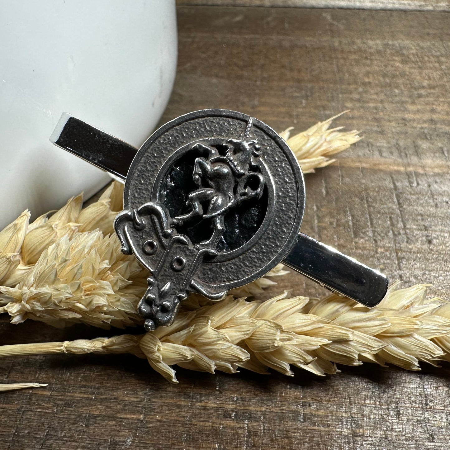 Scotland Unicorn Tie Bar for Men - Handmade in Scotland