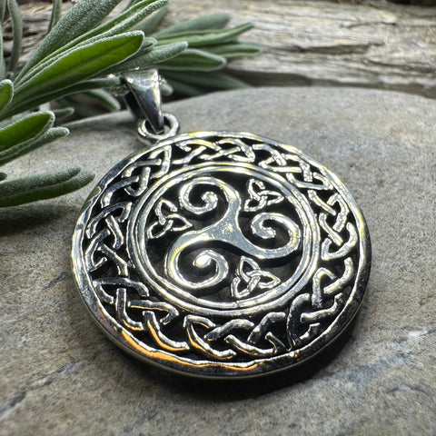 Load image into Gallery viewer, Nova Celtic Spiral Necklace
