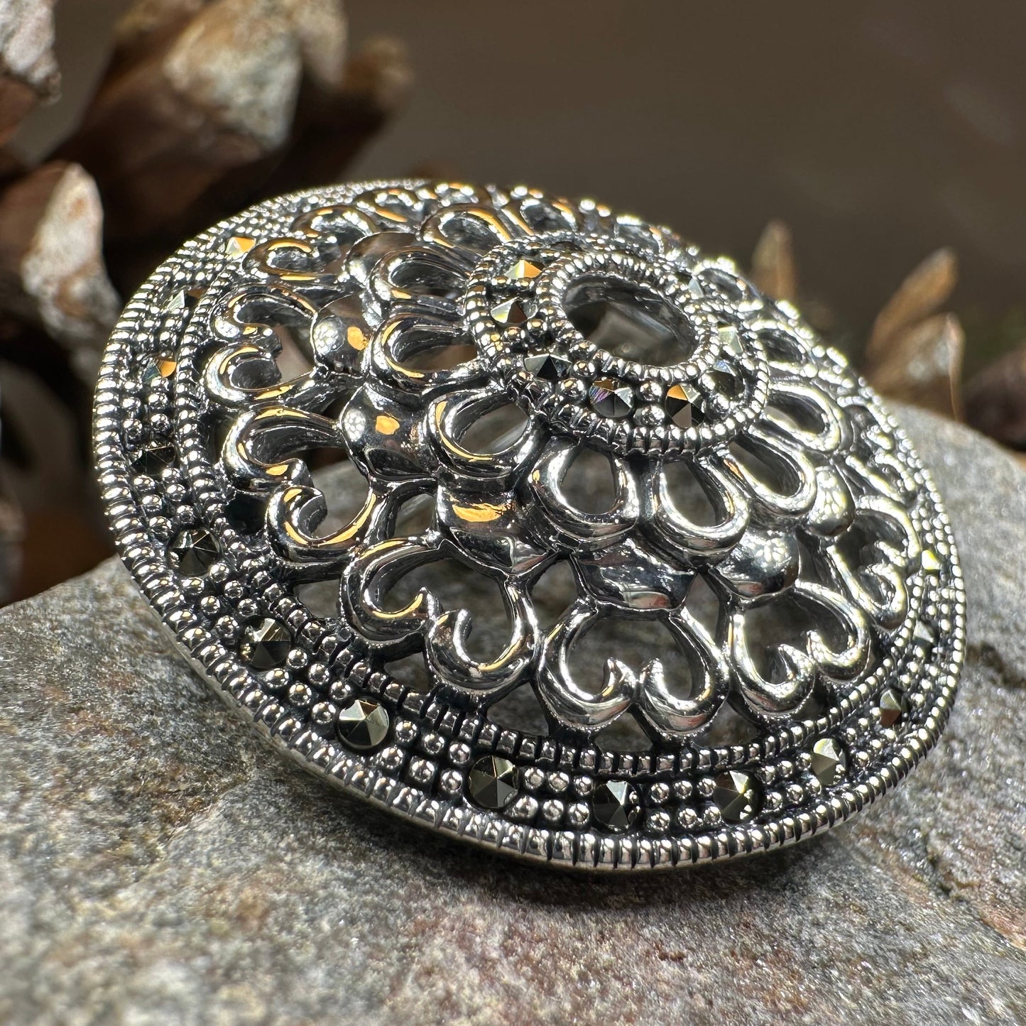 Halsey Celtic Knot Brooch — view 7