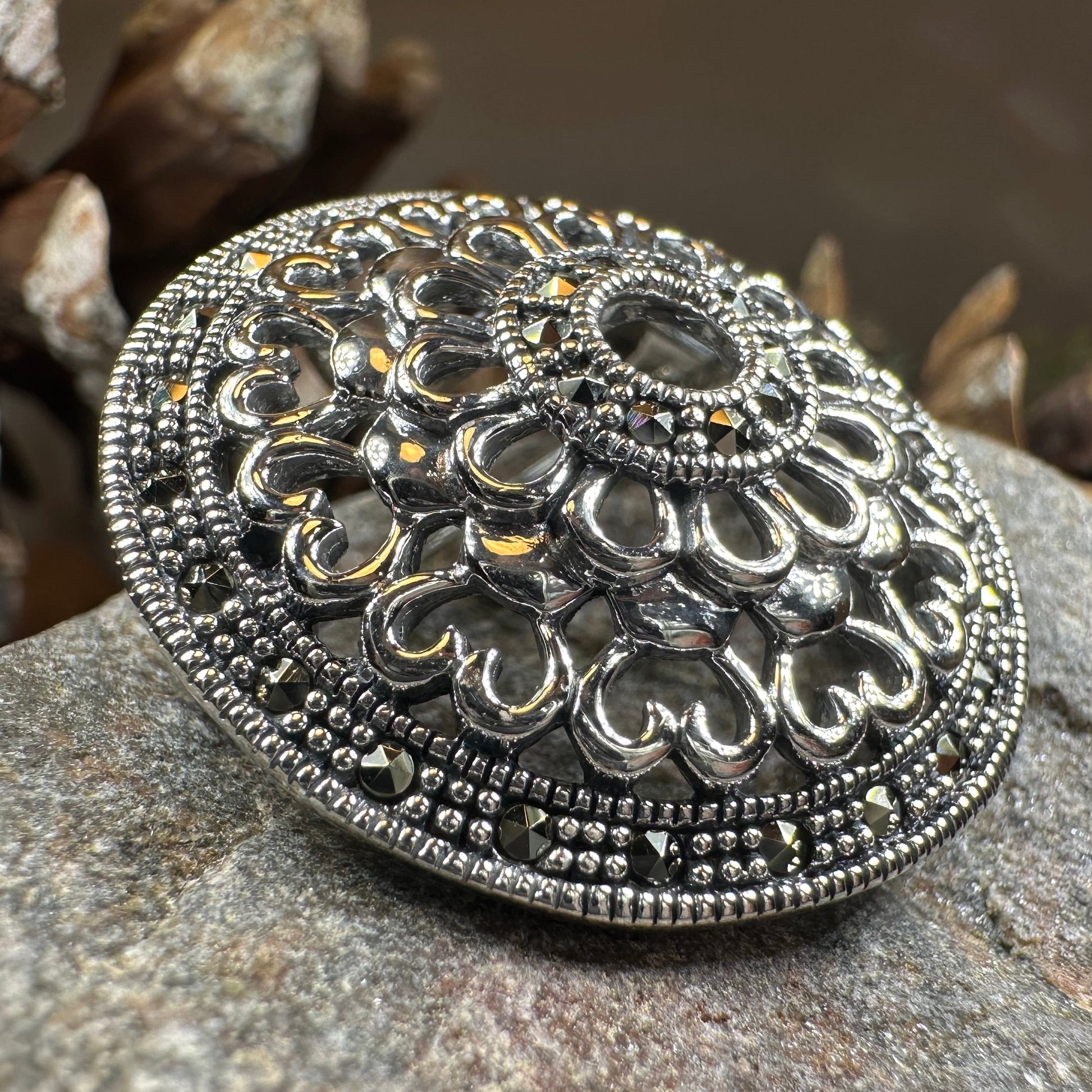 Halsey Celtic Knot Brooch — view 7
