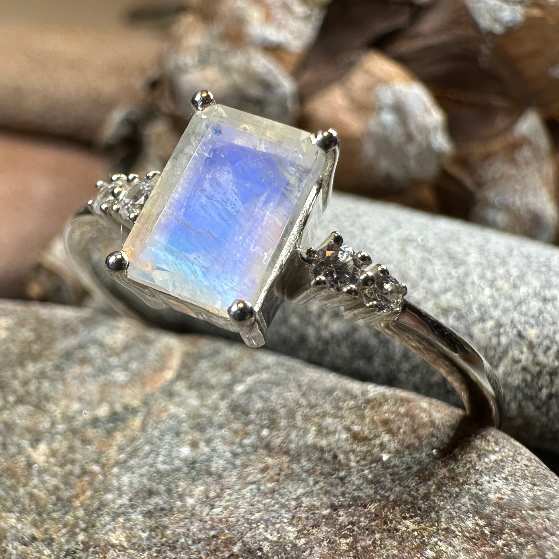 Hilaria Moonstone Ring — view 4
