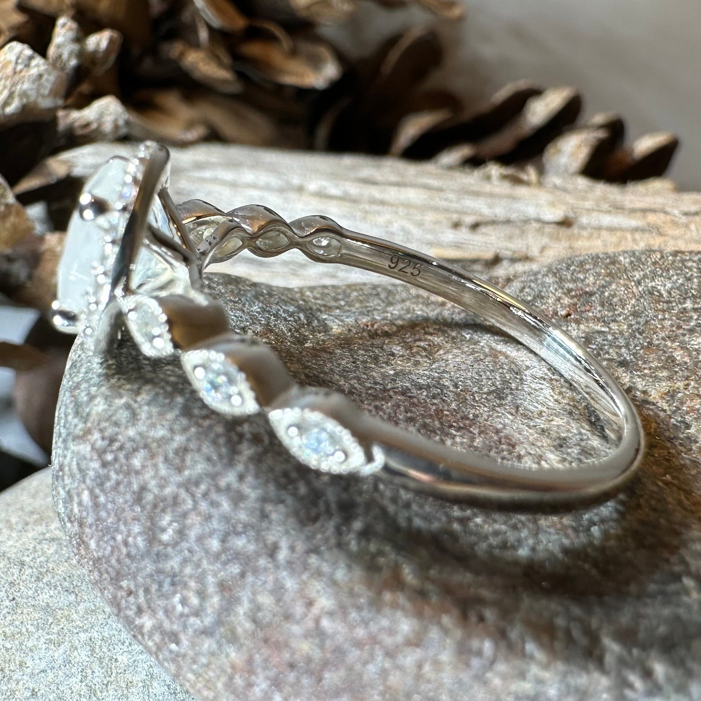 Dunaway Moonstone Ring — view 7