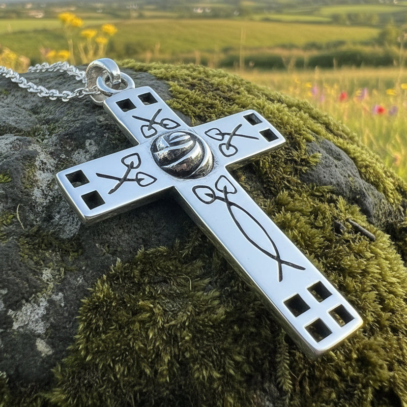 Scottish Mackintosh Cross Necklace