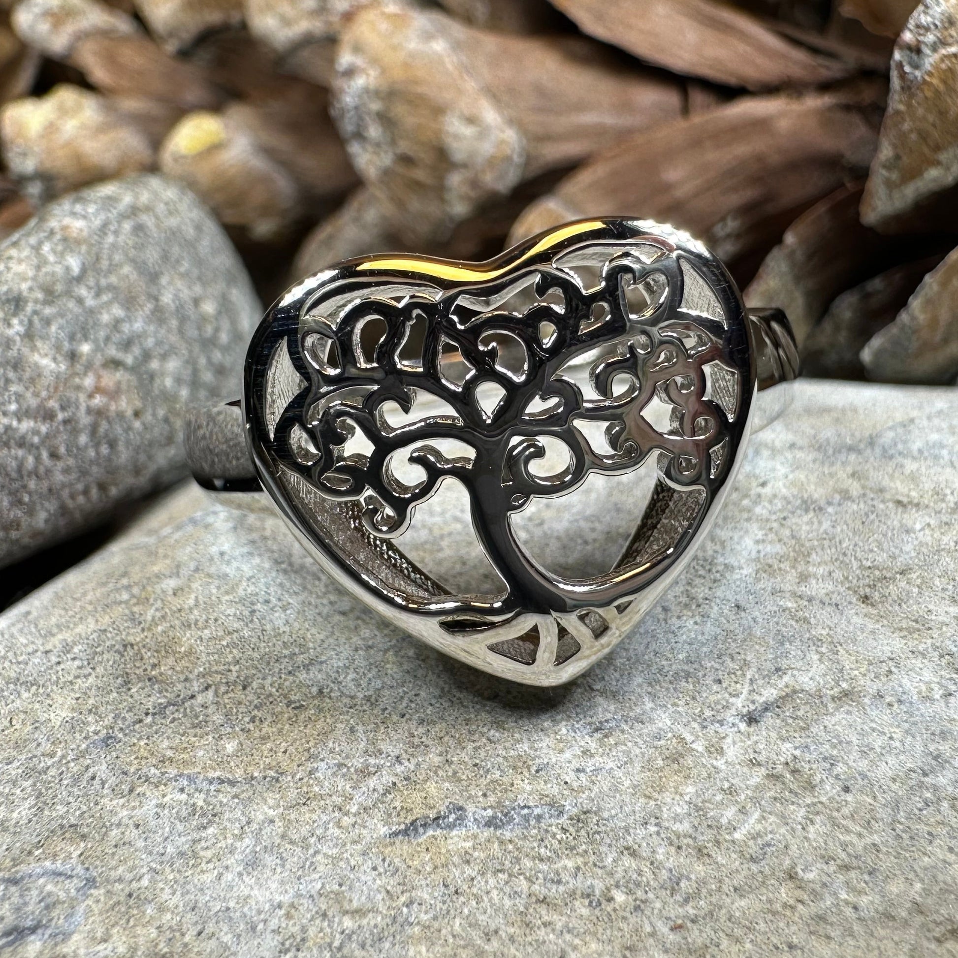 Heart Tree of Life Ring — view 8