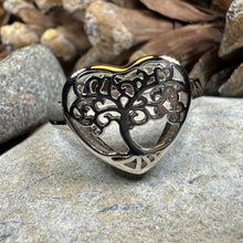 Load image into Gallery viewer, Heart Tree of Life Ring

