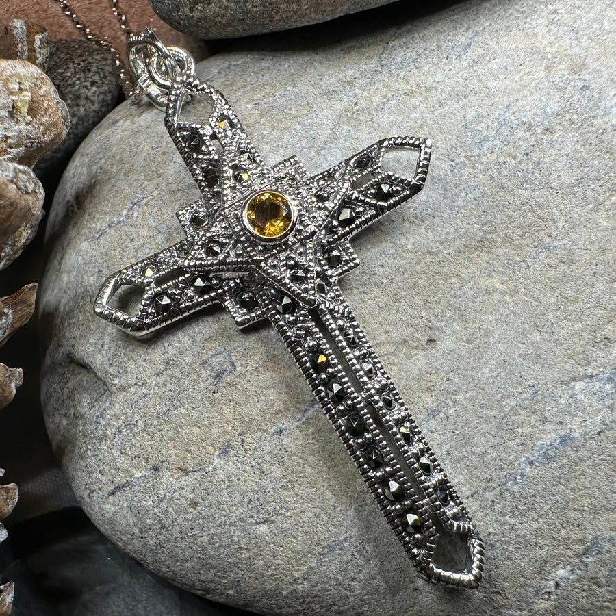 Wyn Celtic Cross Necklace