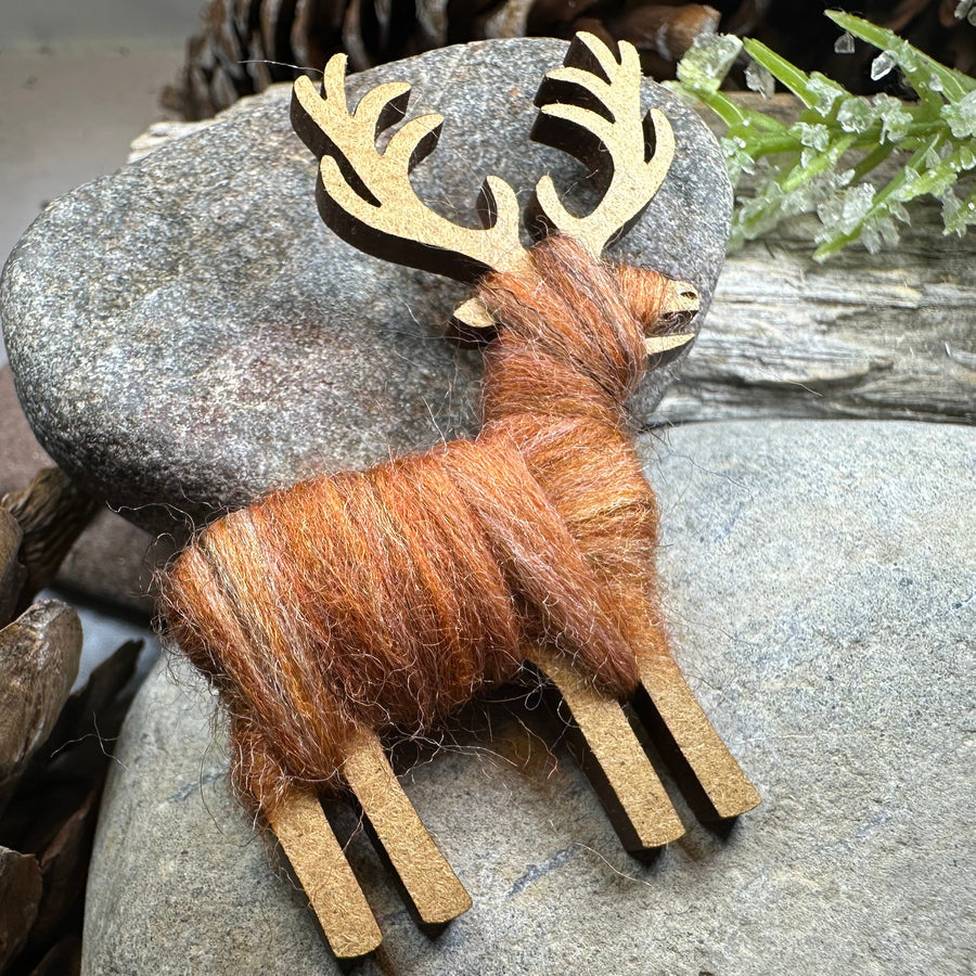 Scottish Highland Stag Scatter Pin - Handmade in Scotland