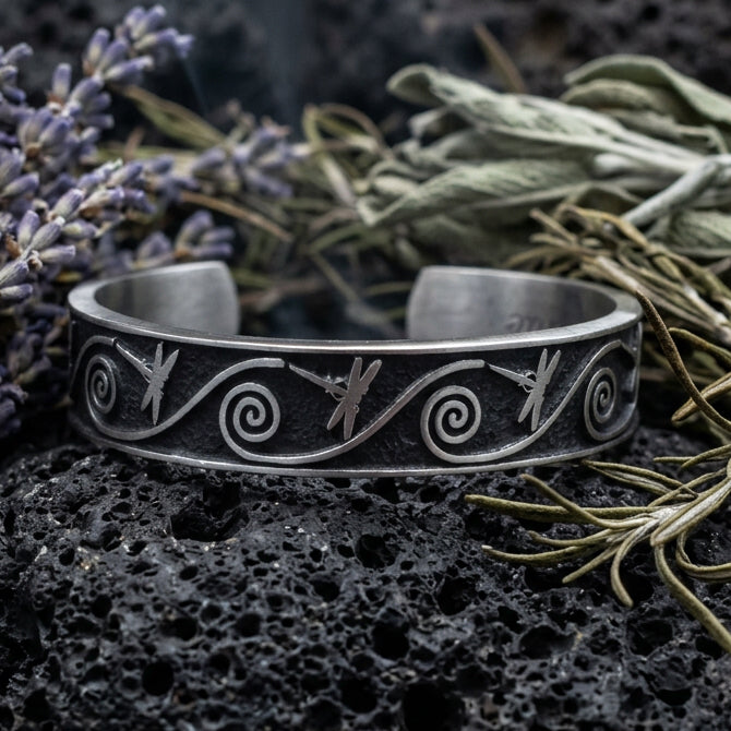 Celtic Dragonfly Bracelet - Handmade in the U.S.A.