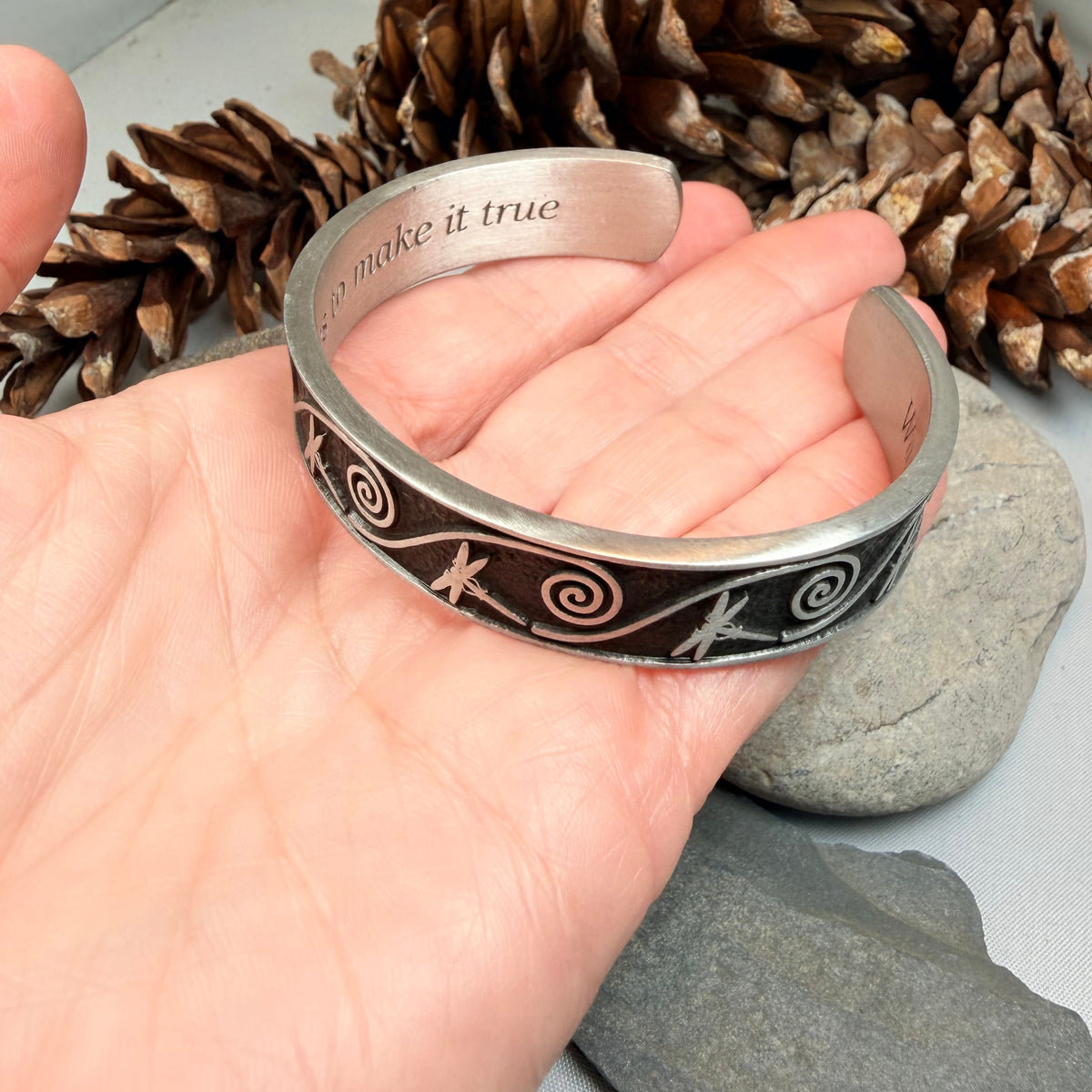 Celtic Dragonfly Bracelet - Handmade in the U.S.A.