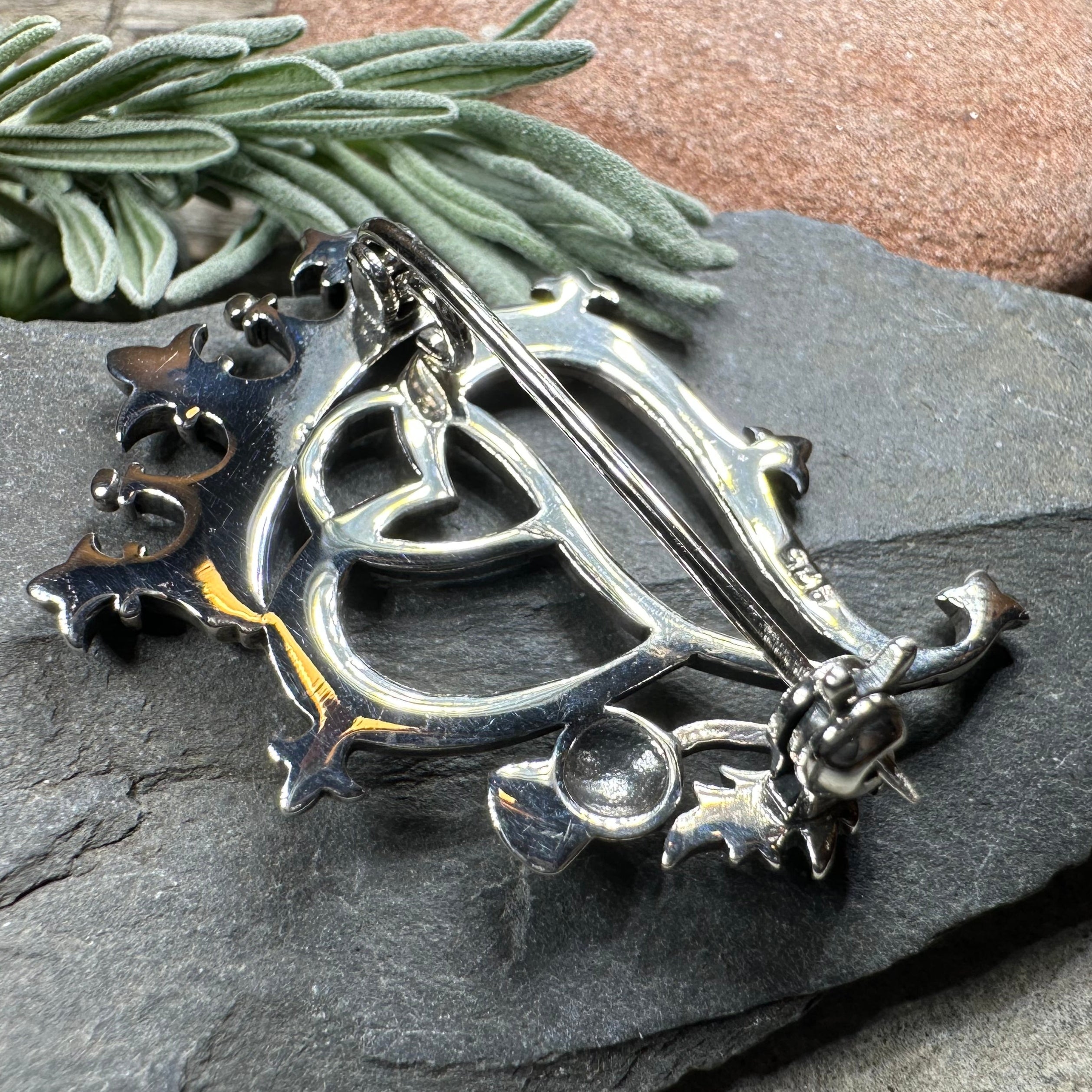 Sweetheart Luckenbooth Brooch - Handmade in Scotland – Celtic