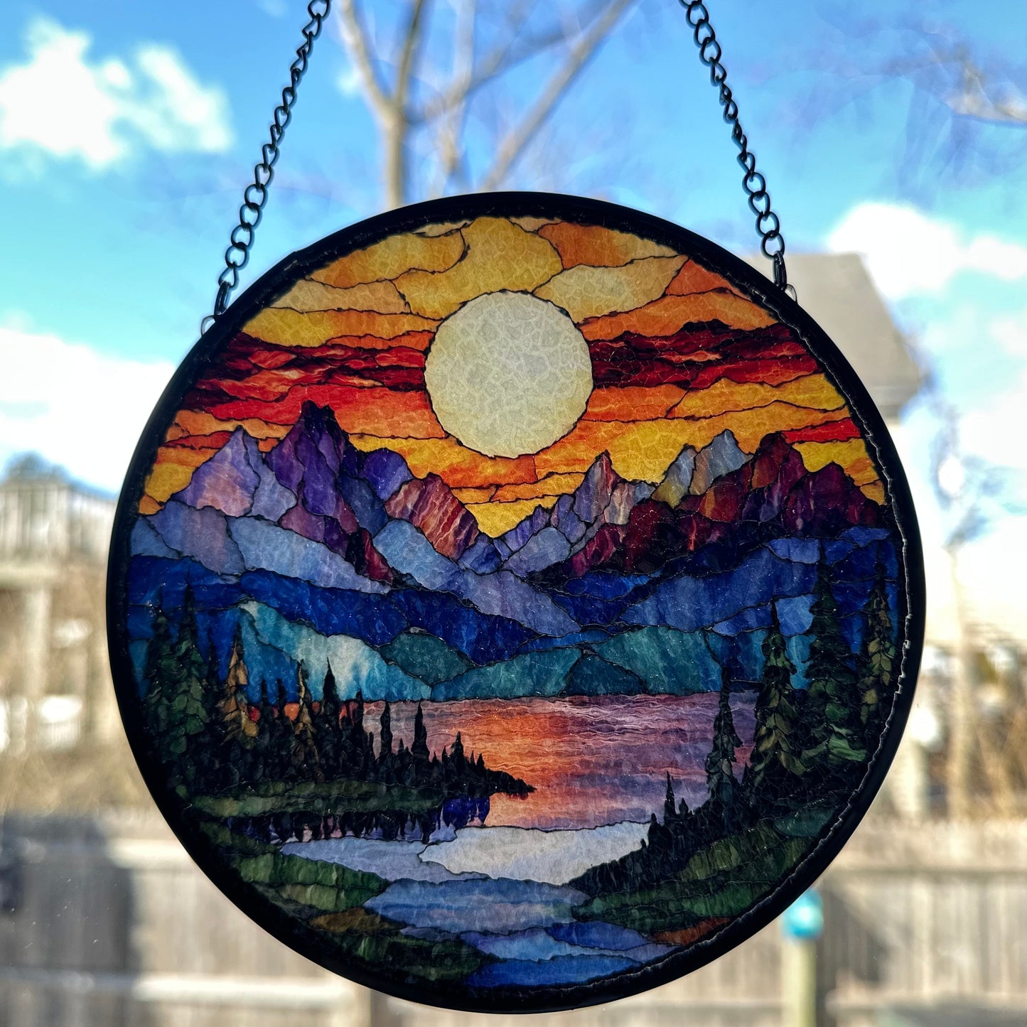 Highland Sunset Suncatcher