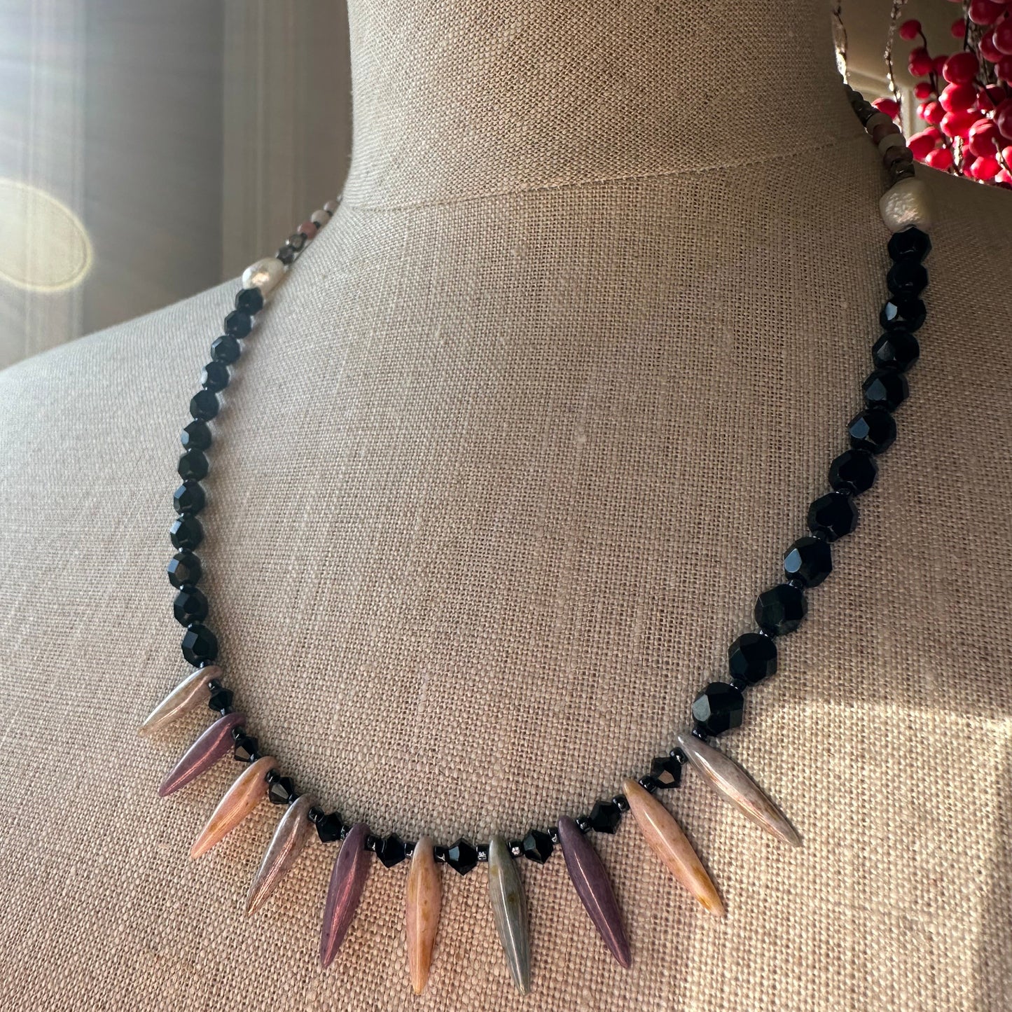 Highland Nightfall Crystal Necklace