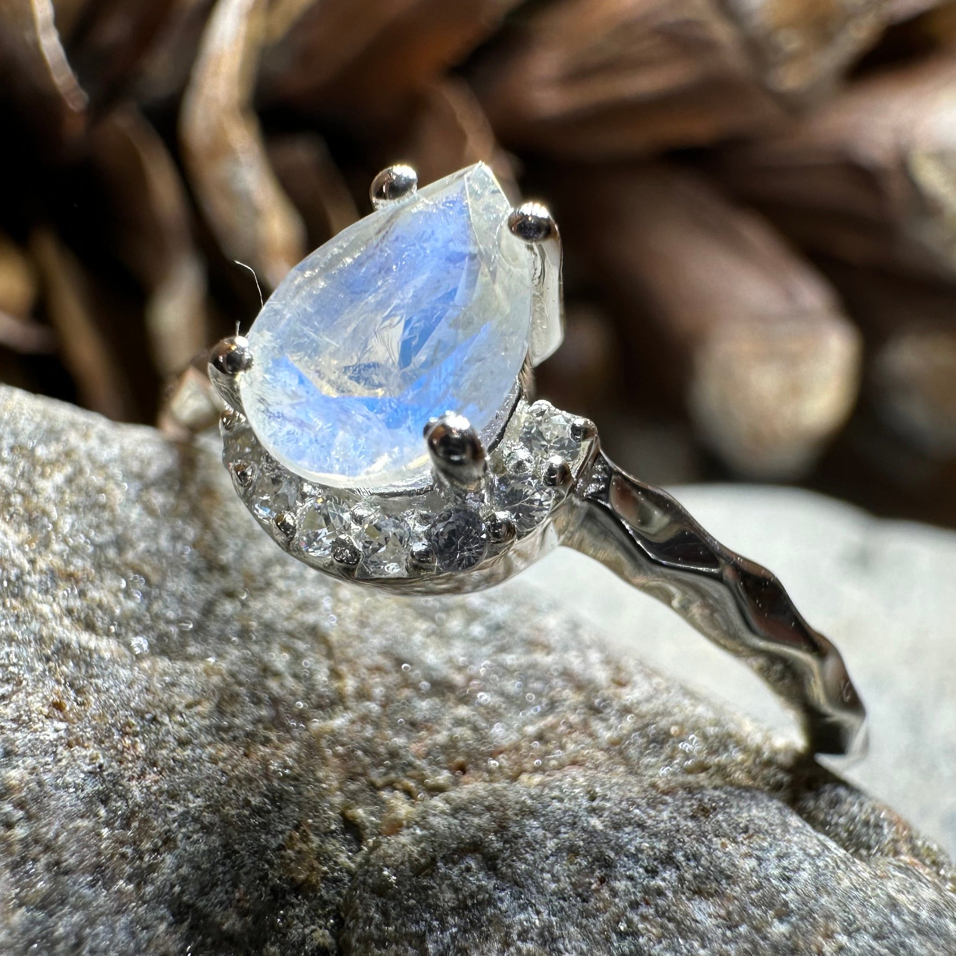 Calista Moonstone Ring — view 4