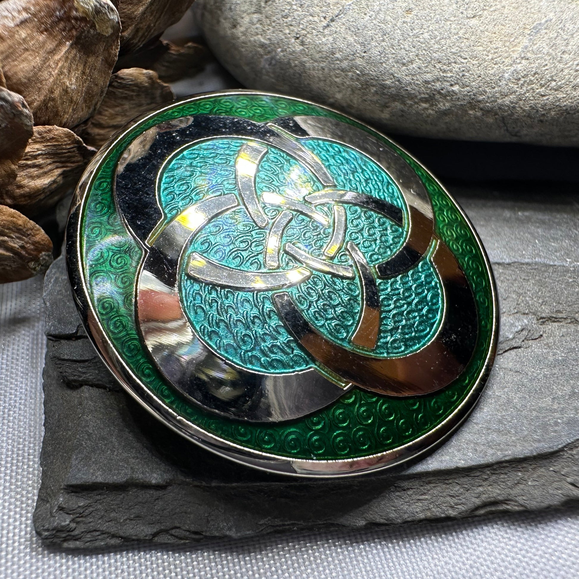 Five Fold Celtic Brooch — view 8