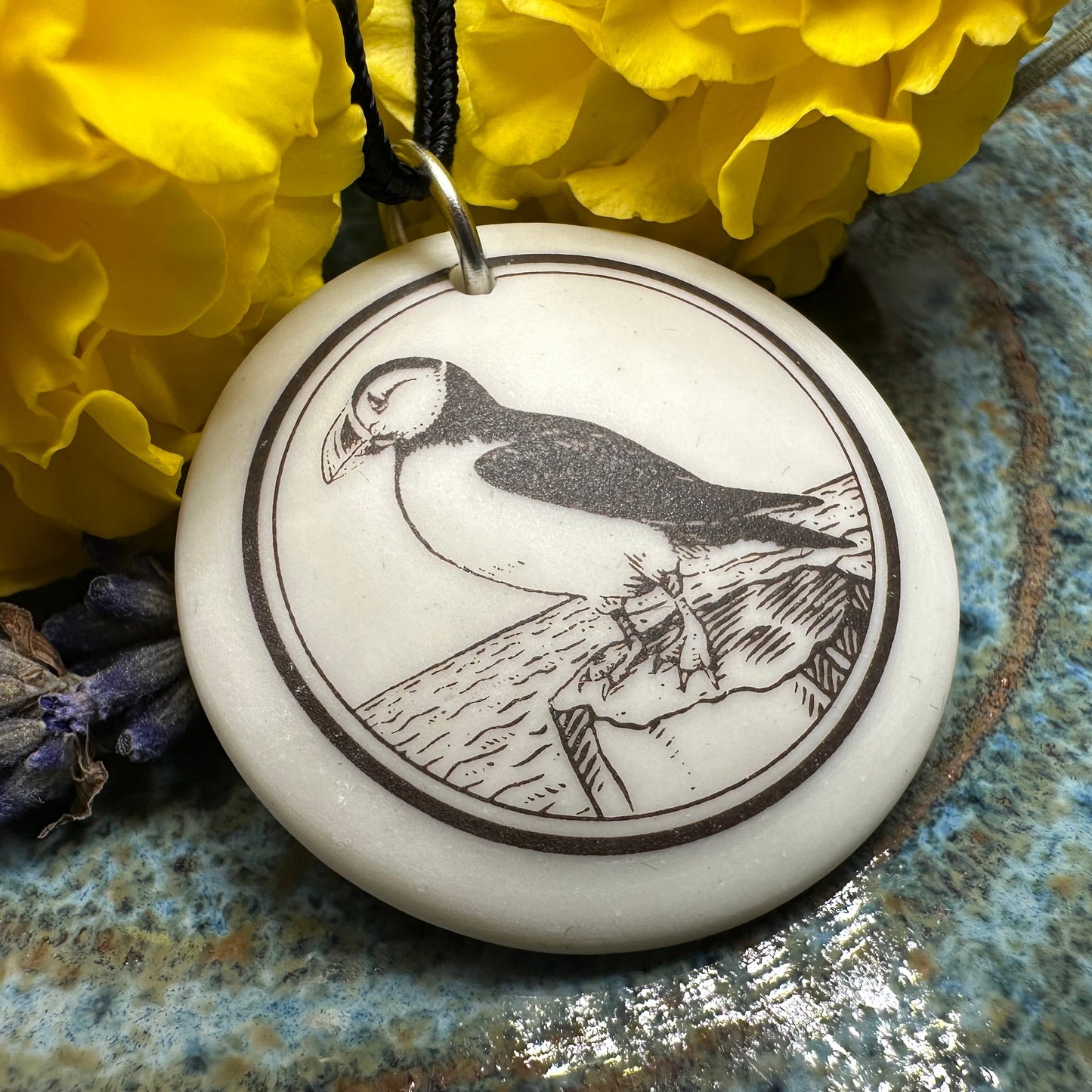 Artisan Puffin Necklace - Handmade in U.S.A.