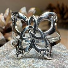 Load image into Gallery viewer, Trinity Knot Butterfly Ring
