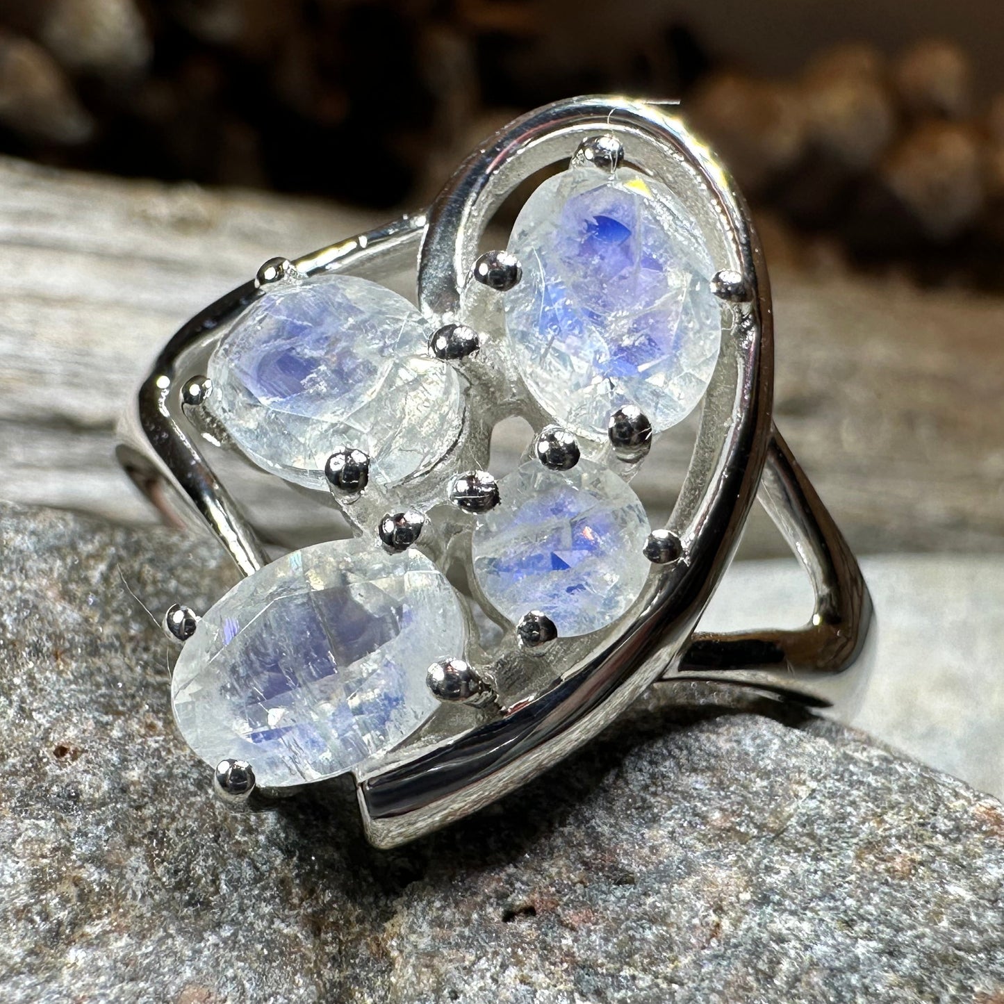 Talia Moonstone Ring — view 10
